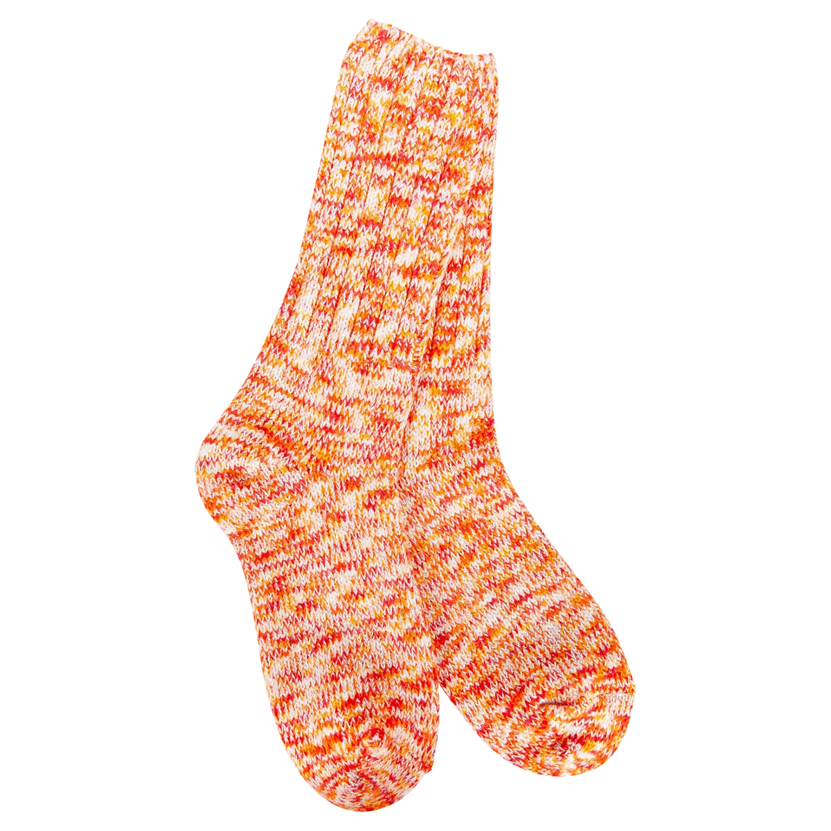 World's Softest® Socks - Ragg Crew Orange