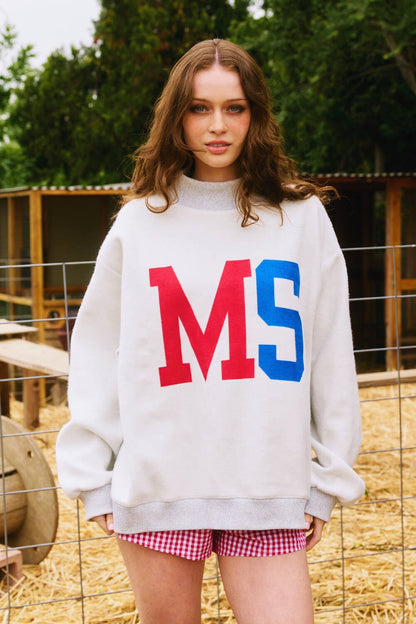 'MISSISSIPPI & MS' Reversible Sweatshirt PRE-ORDER