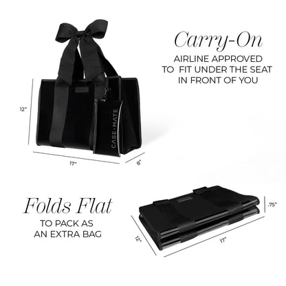 Case-Mate Midnight Black Bow Jelly