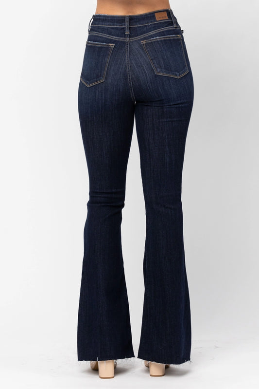 Judy Blue Jeans -Raw Hem Flare