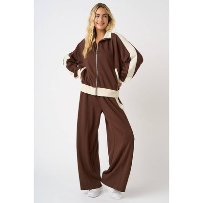 CLOUD KNIT CONTRAST STRIPE SET