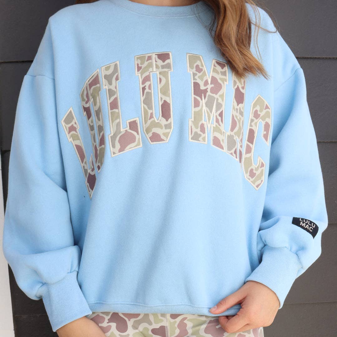 LULU MAC CAMO LIGHT BLUE