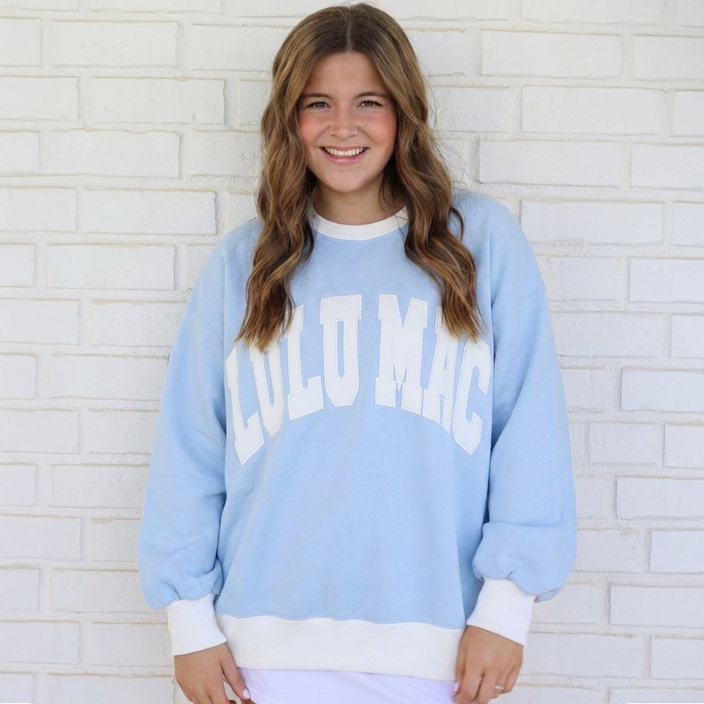 LULU MAC Color Block Light Blue/White - Stitch