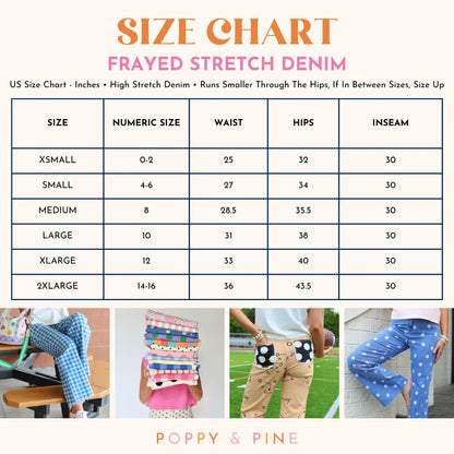 Denim Dot Fitted Stretch Denim