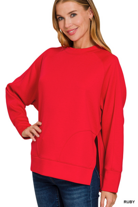 Scuba Round Neck Pullover