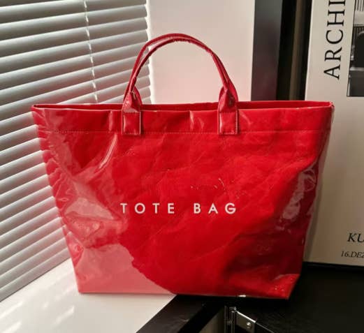 The Tote Bag-Red