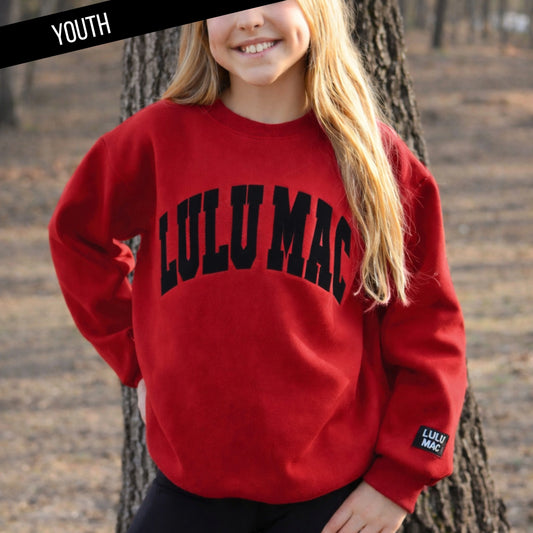 Lulu Mac YOUTH Sweatshirt Red/Black