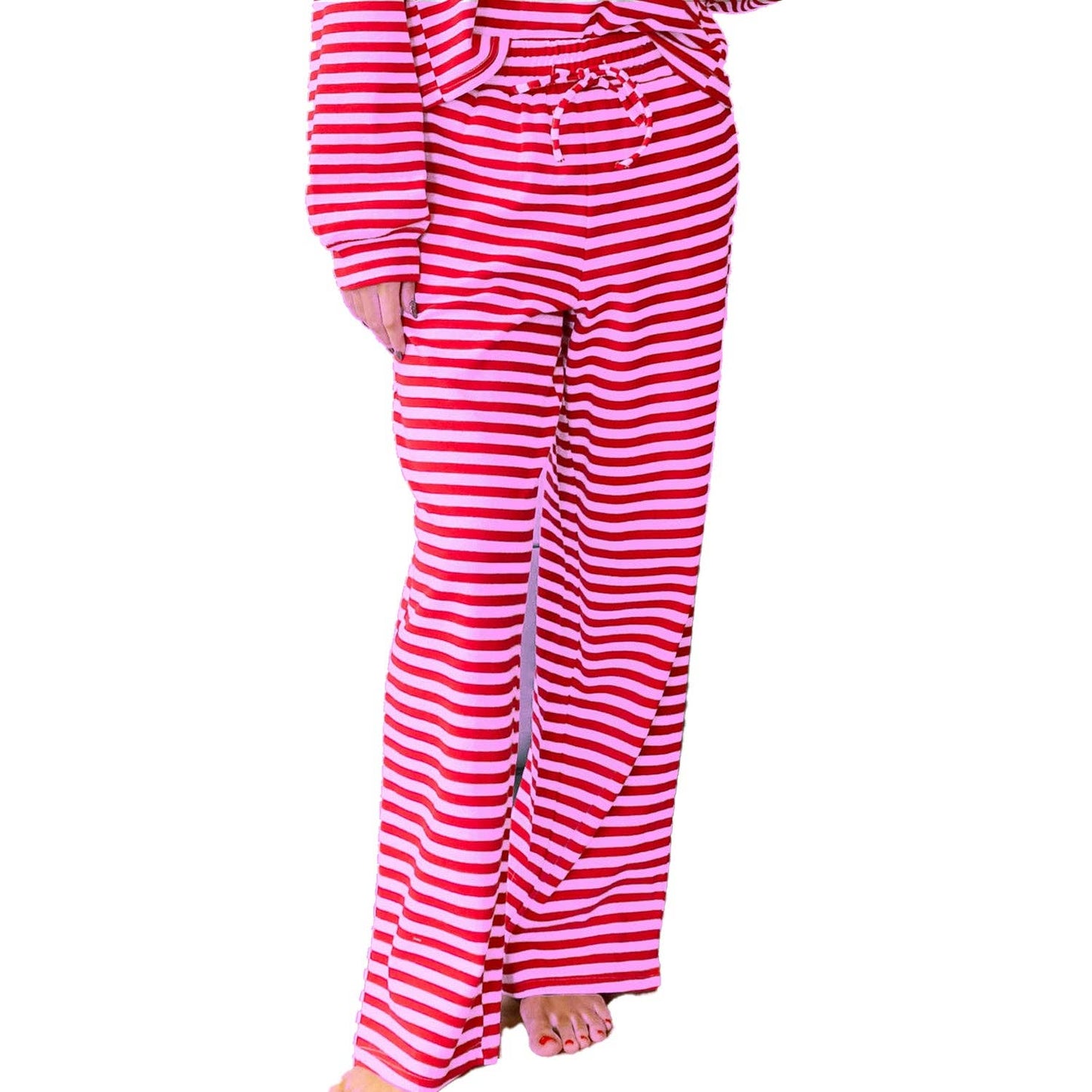LuLu Mac Stripe Society RED/PINK