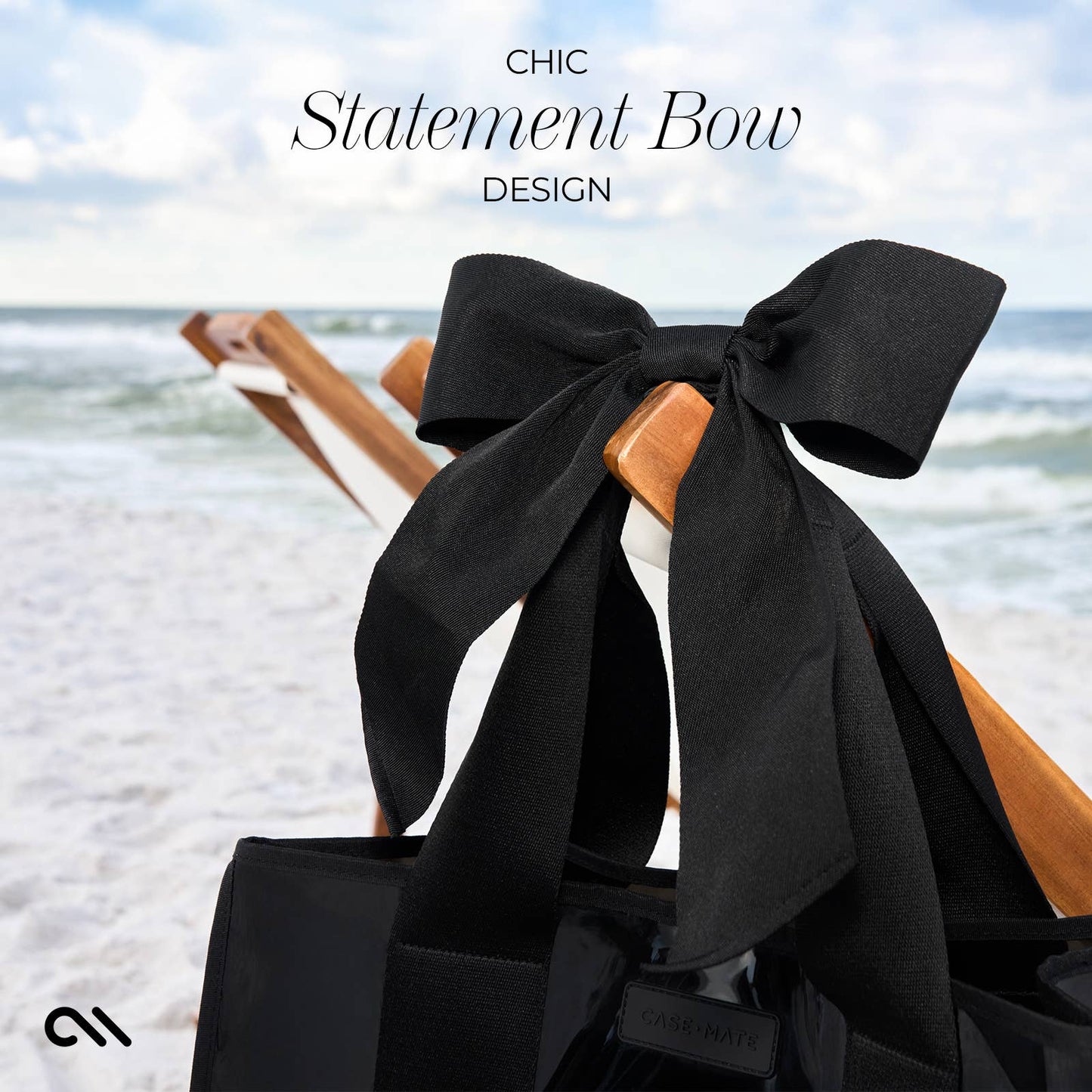 Case-Mate Midnight Black Bow Jelly