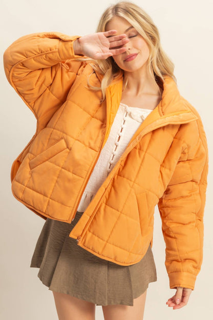 Everyday Cute Quilted Puffer Jacket
