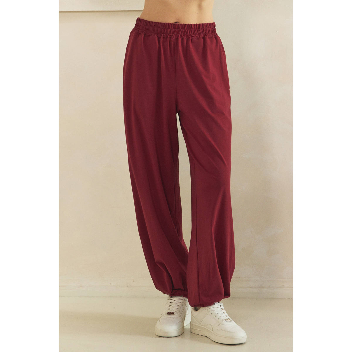 Cozy Twist Lounge Set: Burgundy