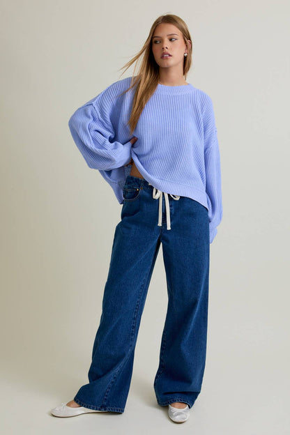 PULLOVER MOCK SWEATER