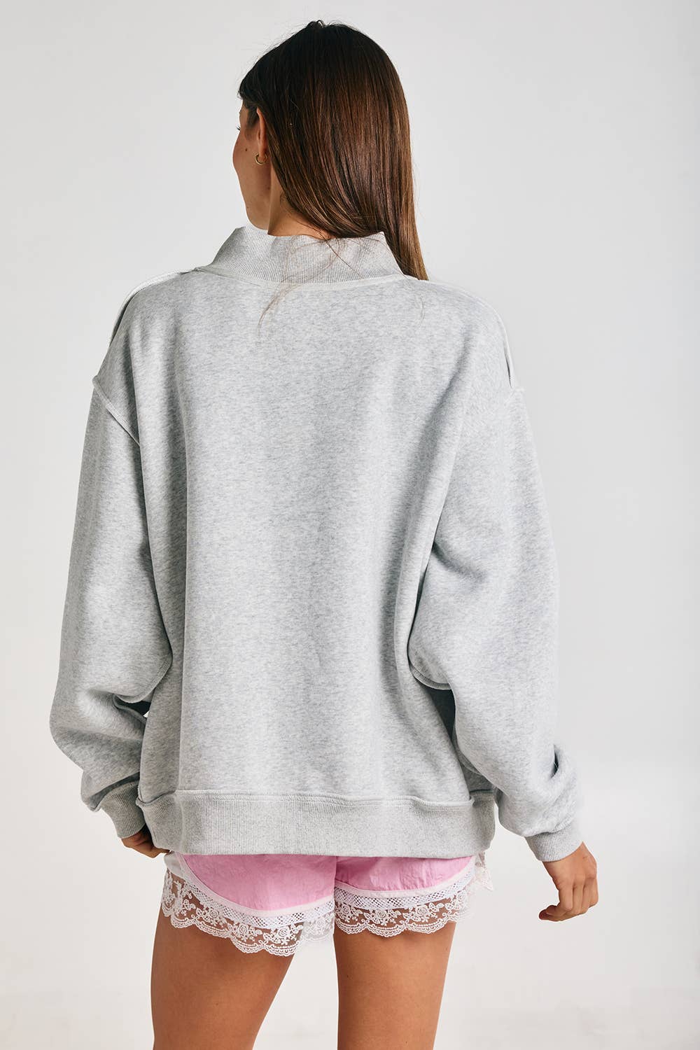 Mahjong Embroidery Sweatshirt: Kelly Green