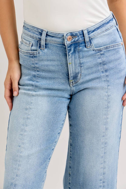 Judy Blue Jeans - MR Wide Crop Vintage