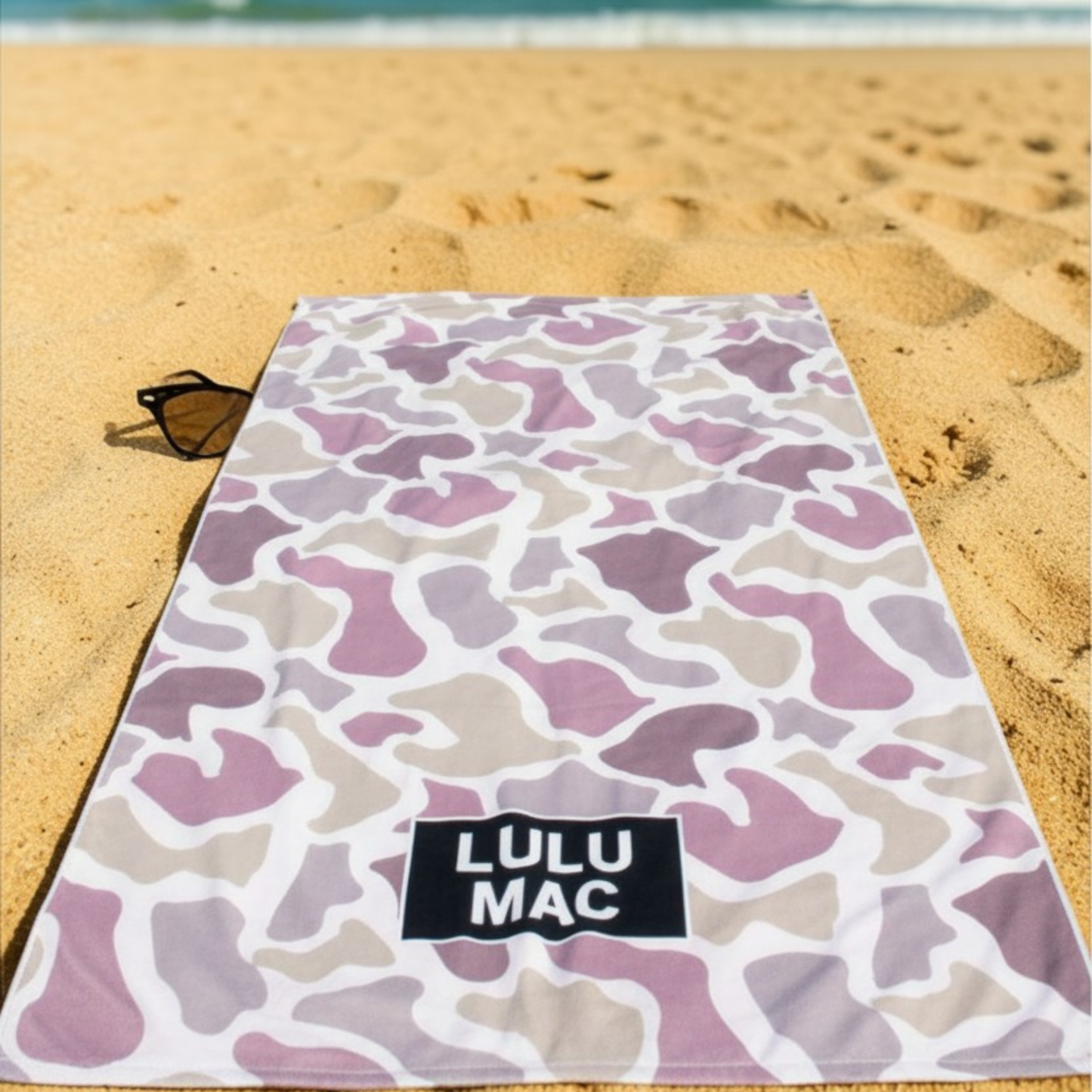 LuLu Mac Camo Beach Towel