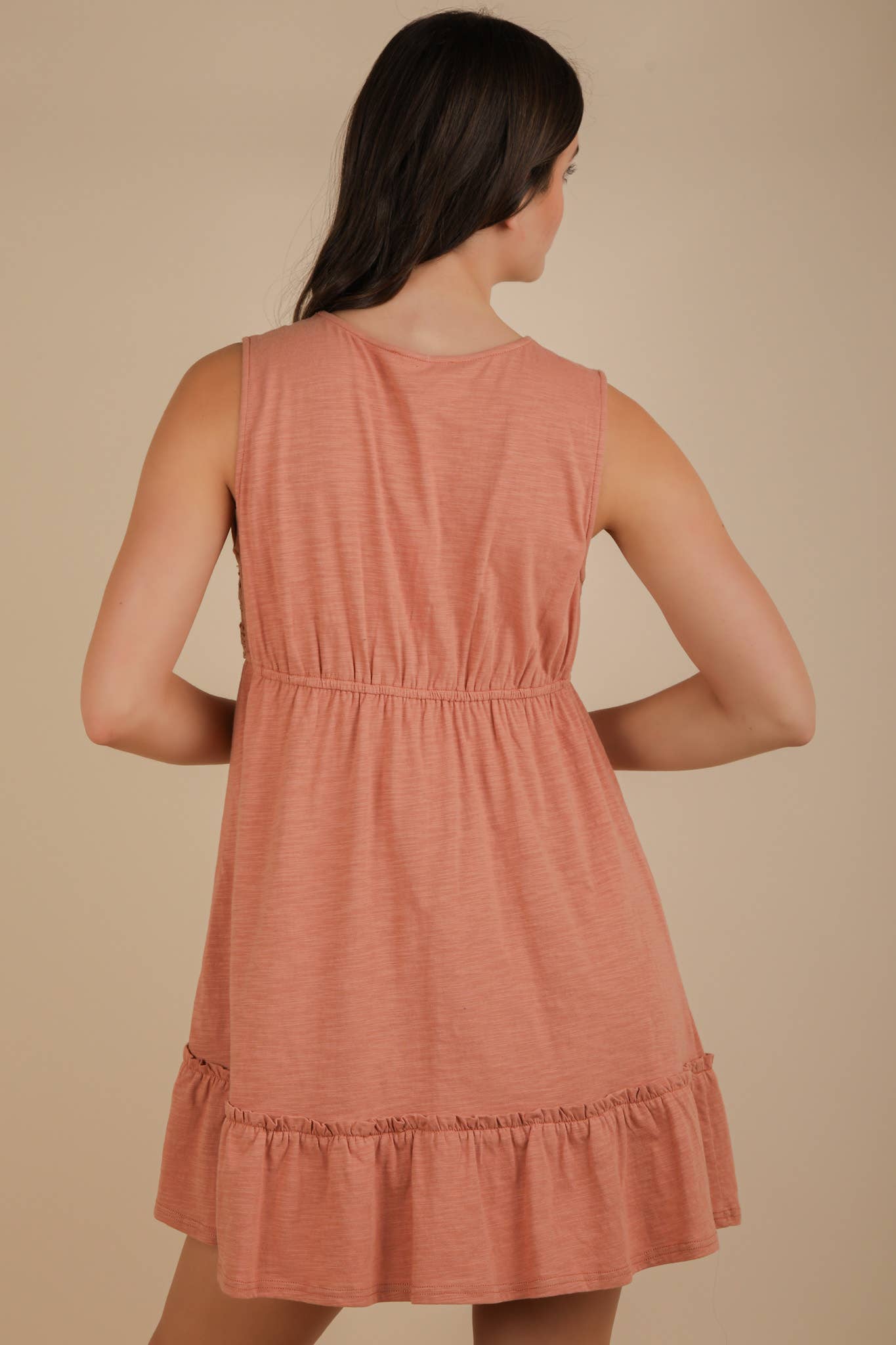 Rust Mini Dress