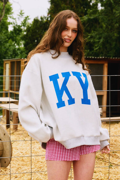 KENTUCKY 'KENTUCKY & KY' Print Reversible Sweatshirt PRE-ORDER