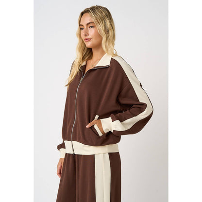 CLOUD KNIT CONTRAST STRIPE SET