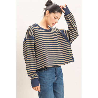 Striped Long Sleeve Top