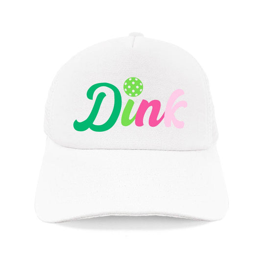 Dink Pickleball White Trucker Hat