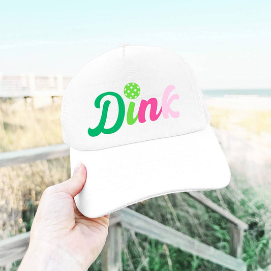 Dink Pickleball White Trucker Hat