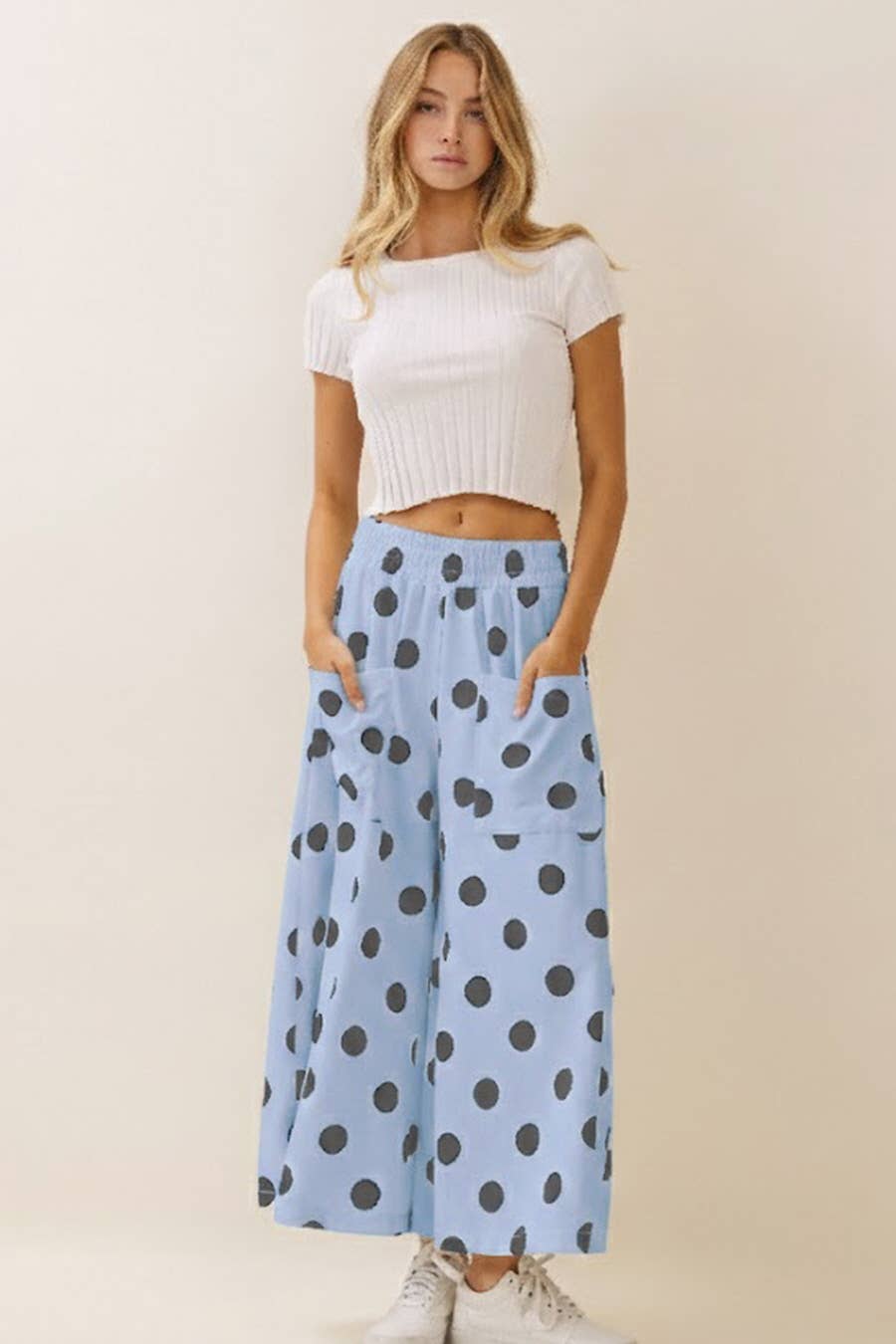 Polka Dot Pull-on Pants