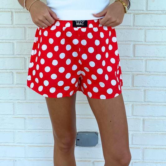 LULU MAC RED POLKA DOT