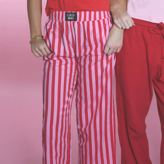 LuLu Mac Red/Pink Lounge Pants