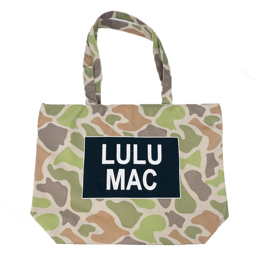 Lulu Mac Camo Canvas Tote