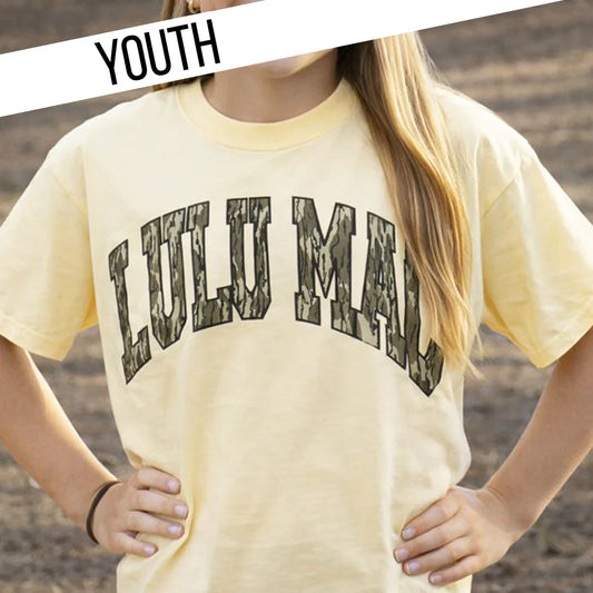 LuLu Mac YOUTH Mossy Oak Bottomland -Butter